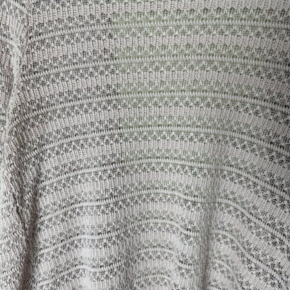 PAINTED THREADS Open Weave Drape Front Blush Pink Cardigan Size Medium - Picture 8 of 8